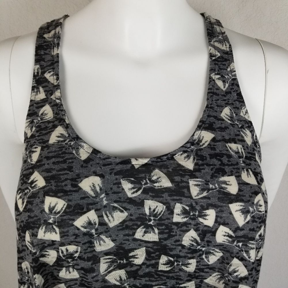 Self Esteem Black Sheer Back Razorback Top - Picture 5 of 8